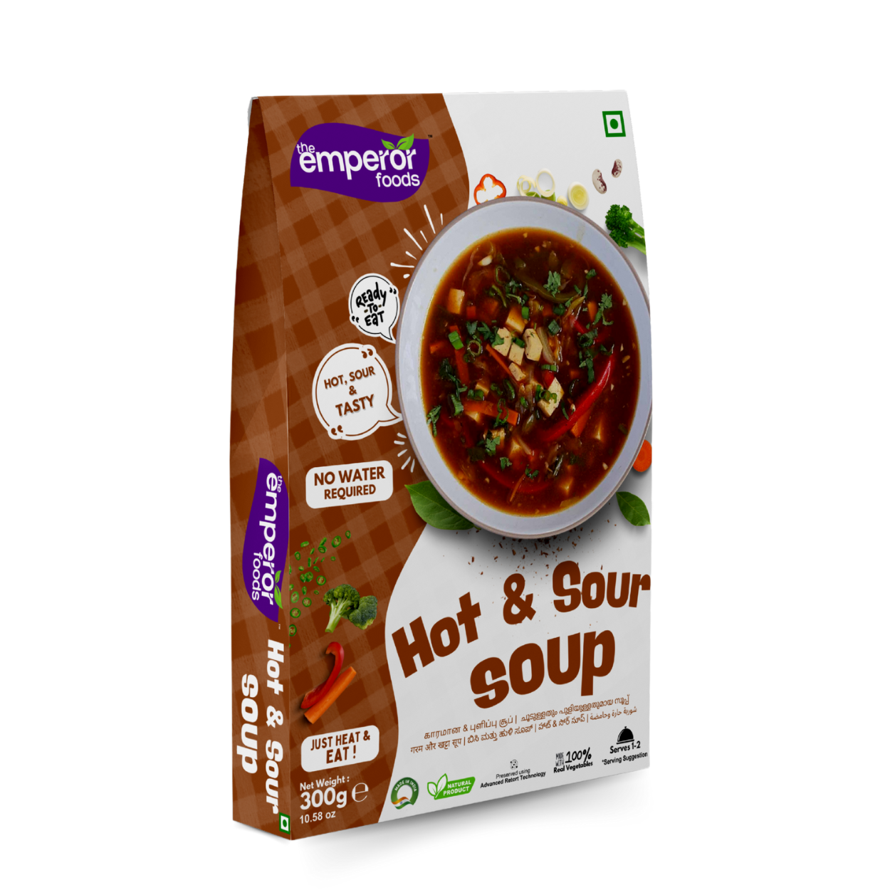 Hot & Sour Soup | Ready-to-Eat | No Water Required | 300g
