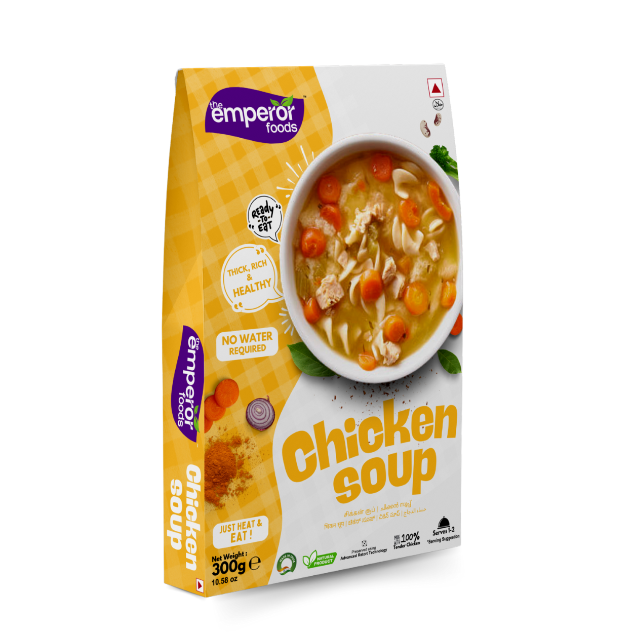 Chicken Soup | Ready-to-Eat | No Water Required | 300g