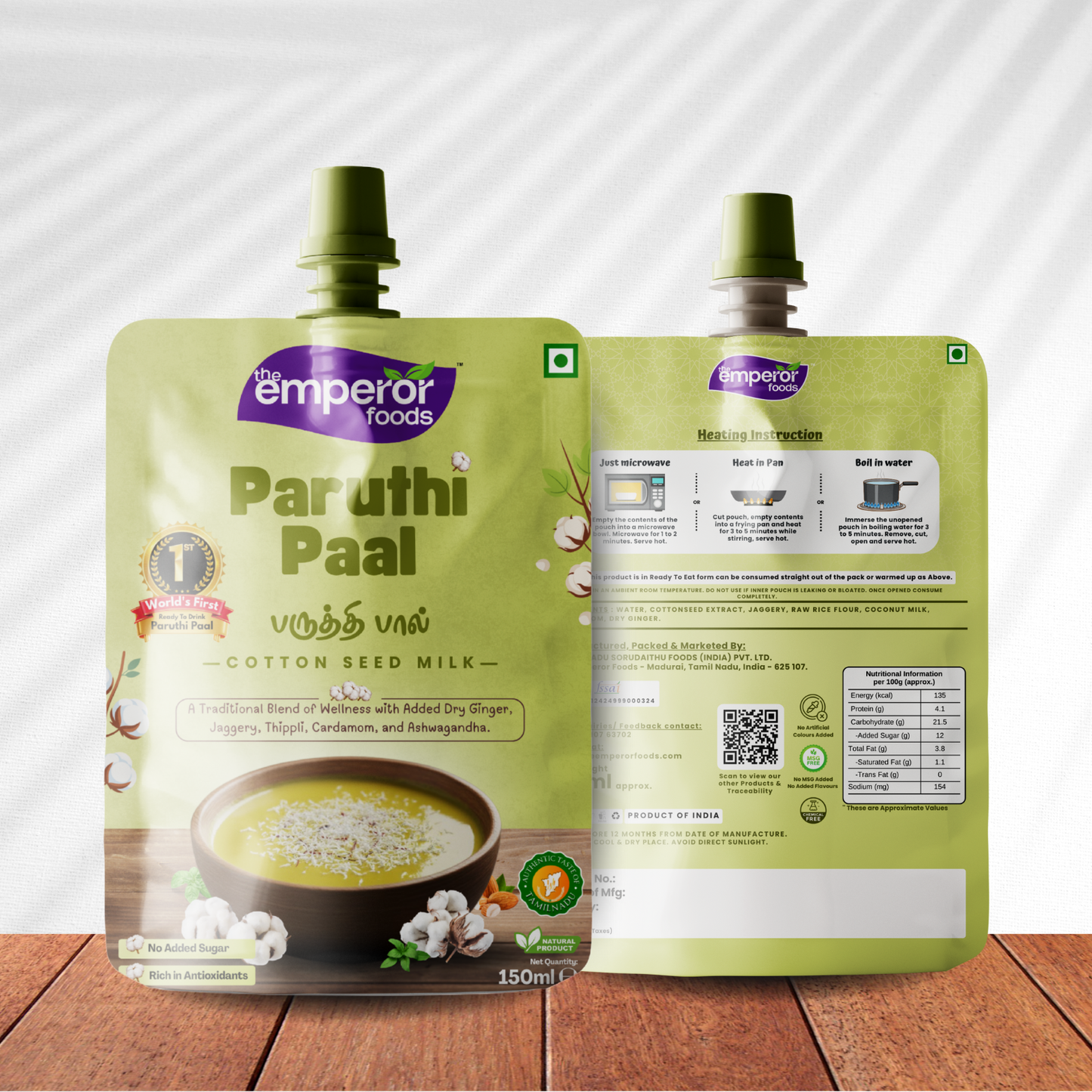 Paruthi Paal | Cotton Seed Milk | 150ml - Ready To Drink