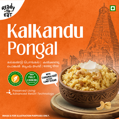 Kalkandu Pongal | Lumpsugar Pongal | Ready To Eat | 250g