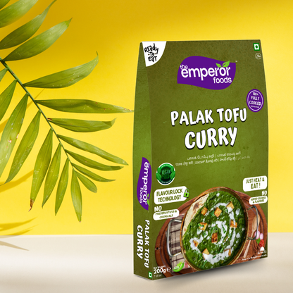 Palak Tofu Curry - Vegan